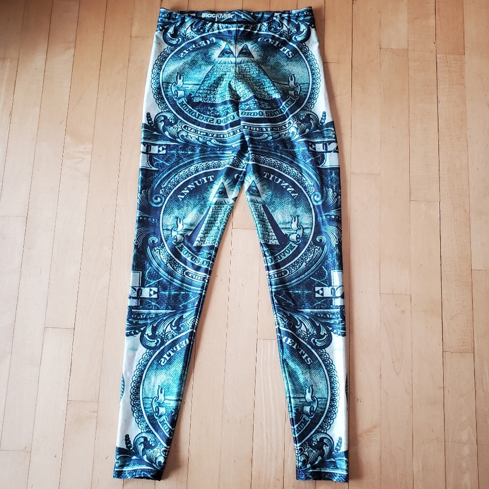 Blackmilk Dollar Illuminati Leggings